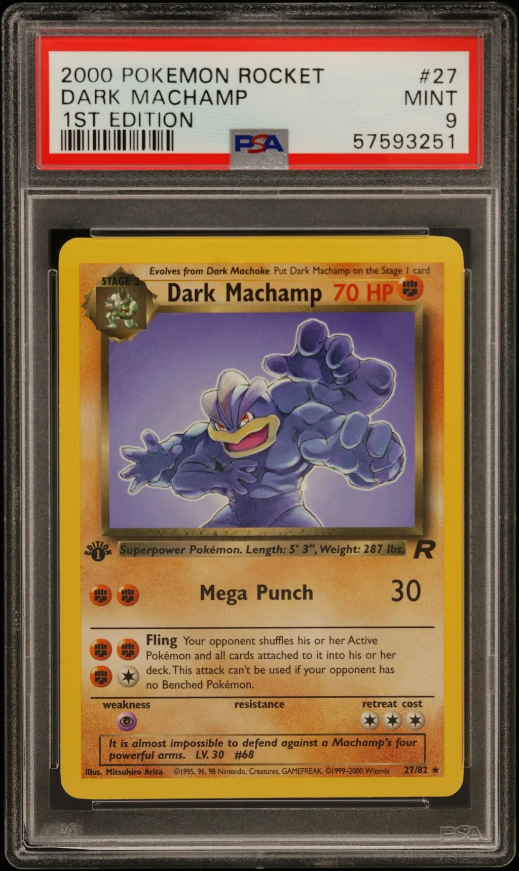 Dark Machamp card artwork