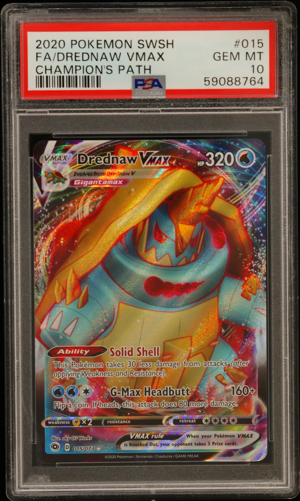 Full Art/Drednaw Vmax card artwork
