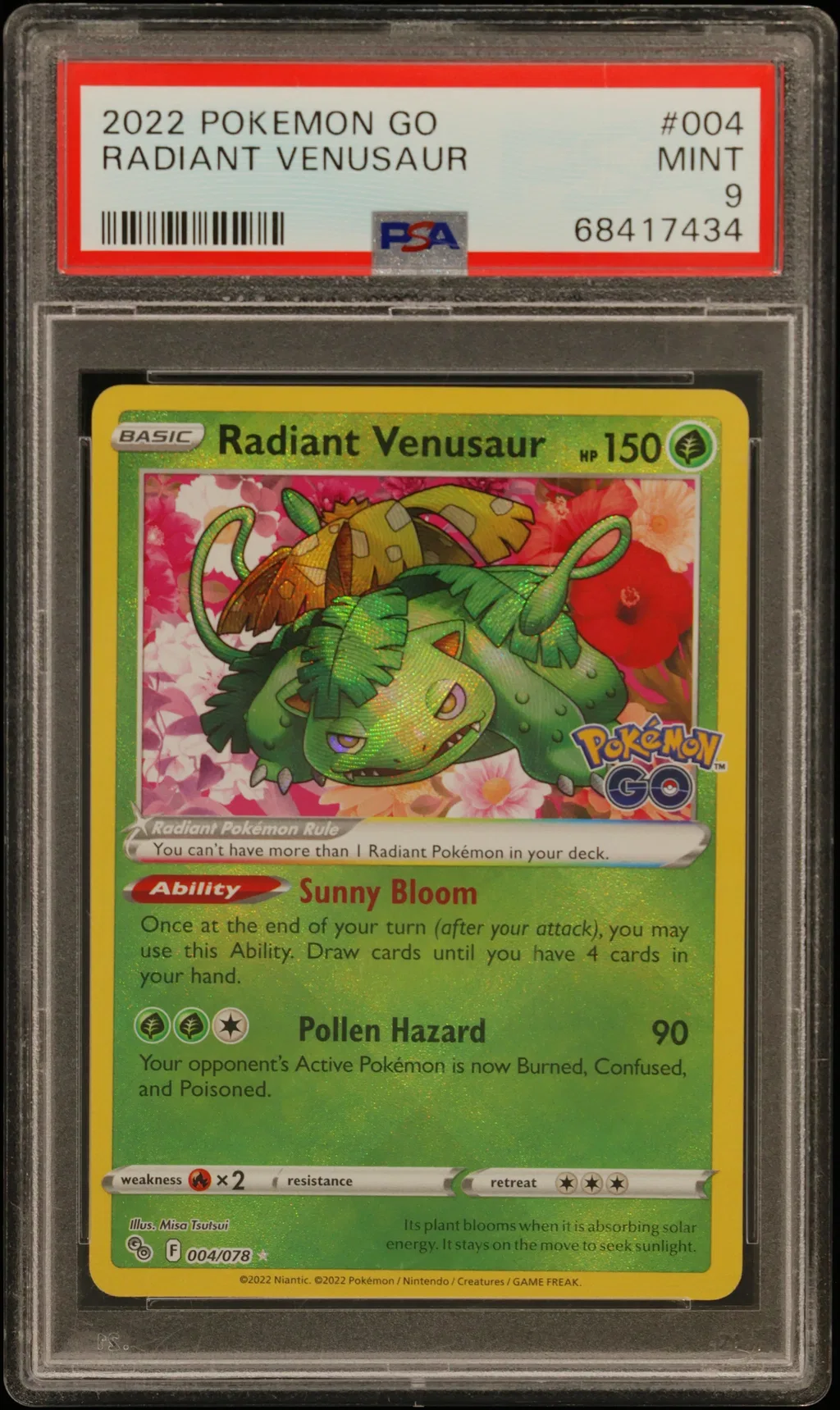 Radiant Venusaur card artwork