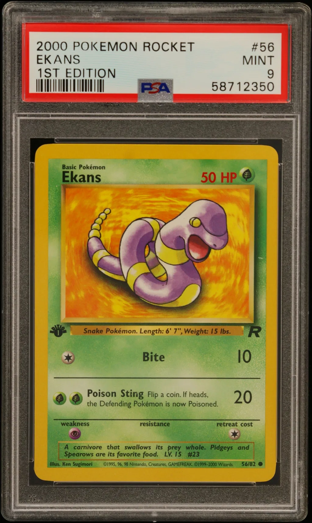 Ekans card artwork