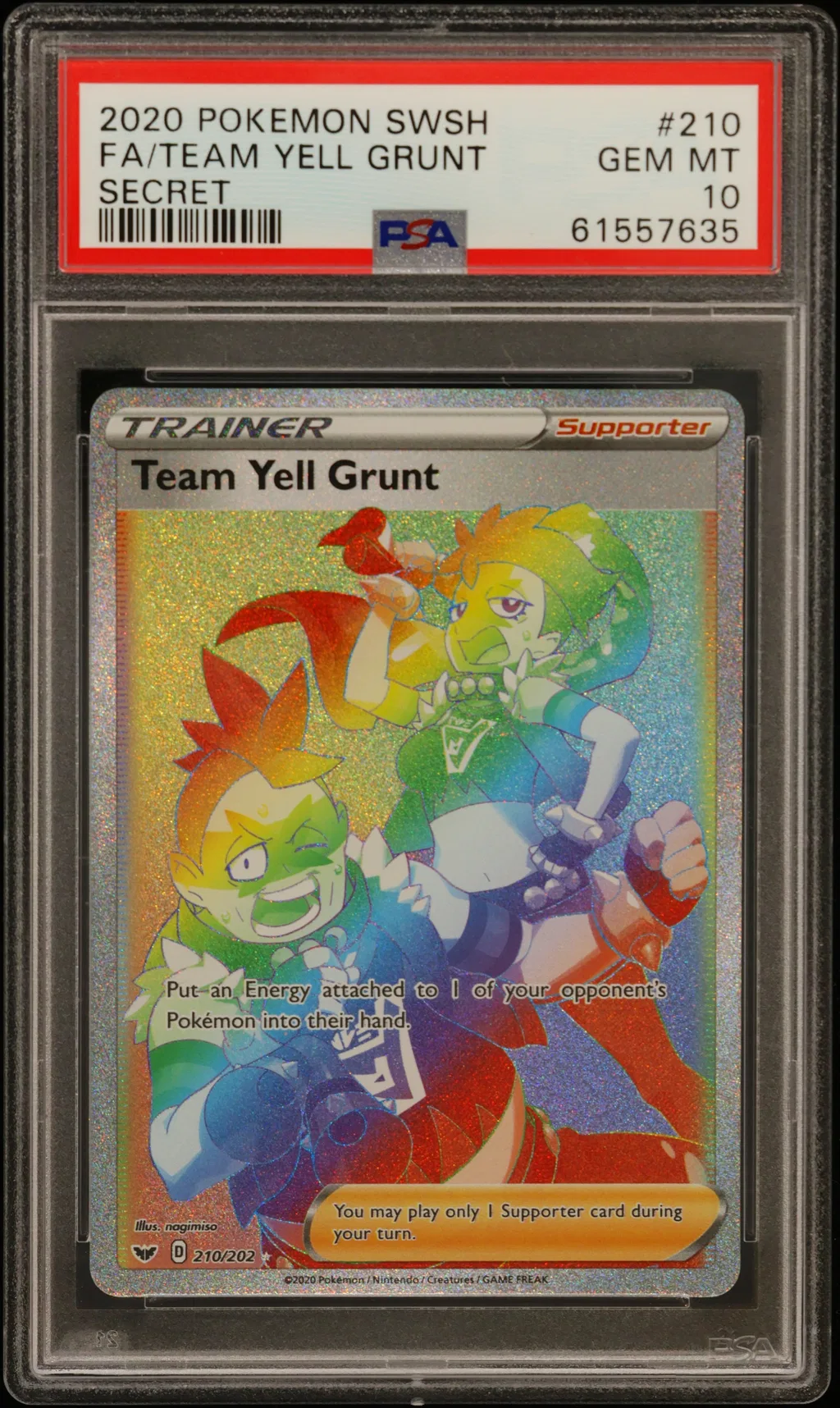 Full Art/Team Yell Grunt card artwork