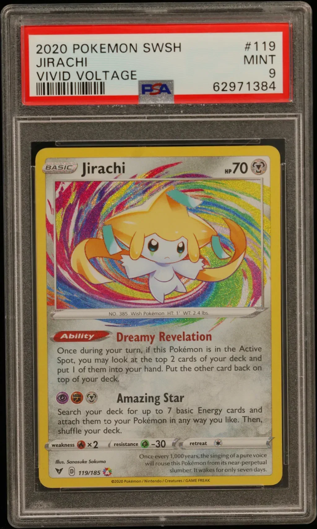 Jirachi card artwork