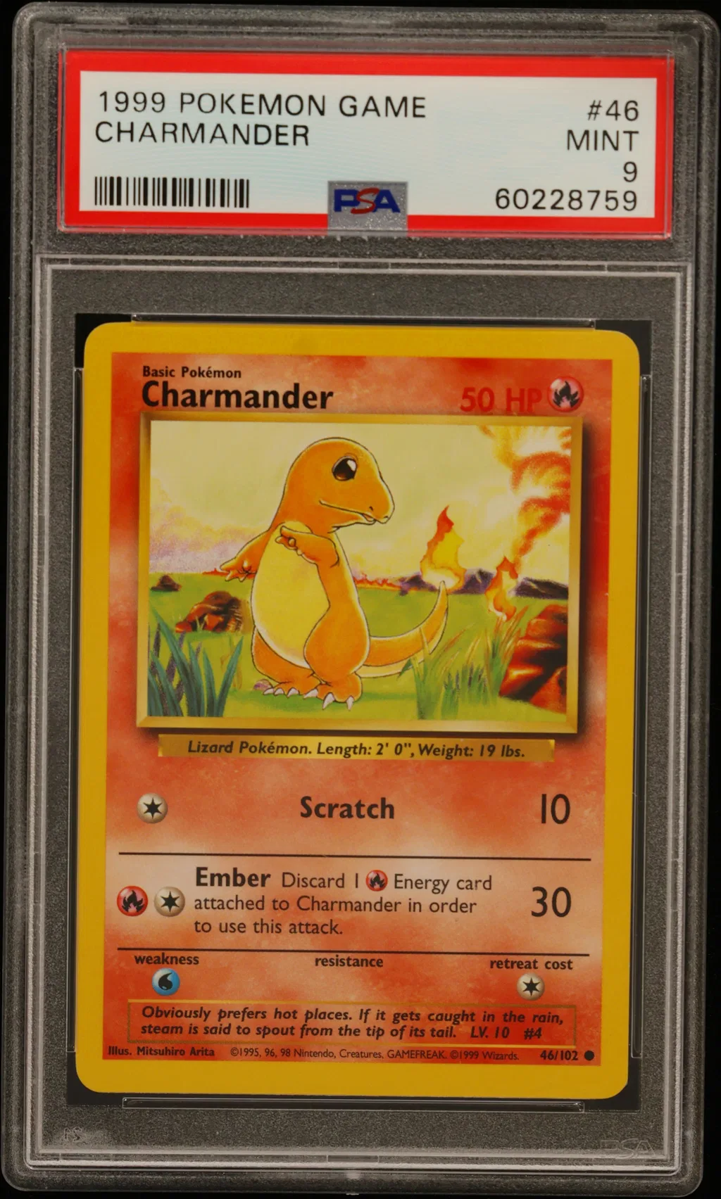 Charmander card artwork