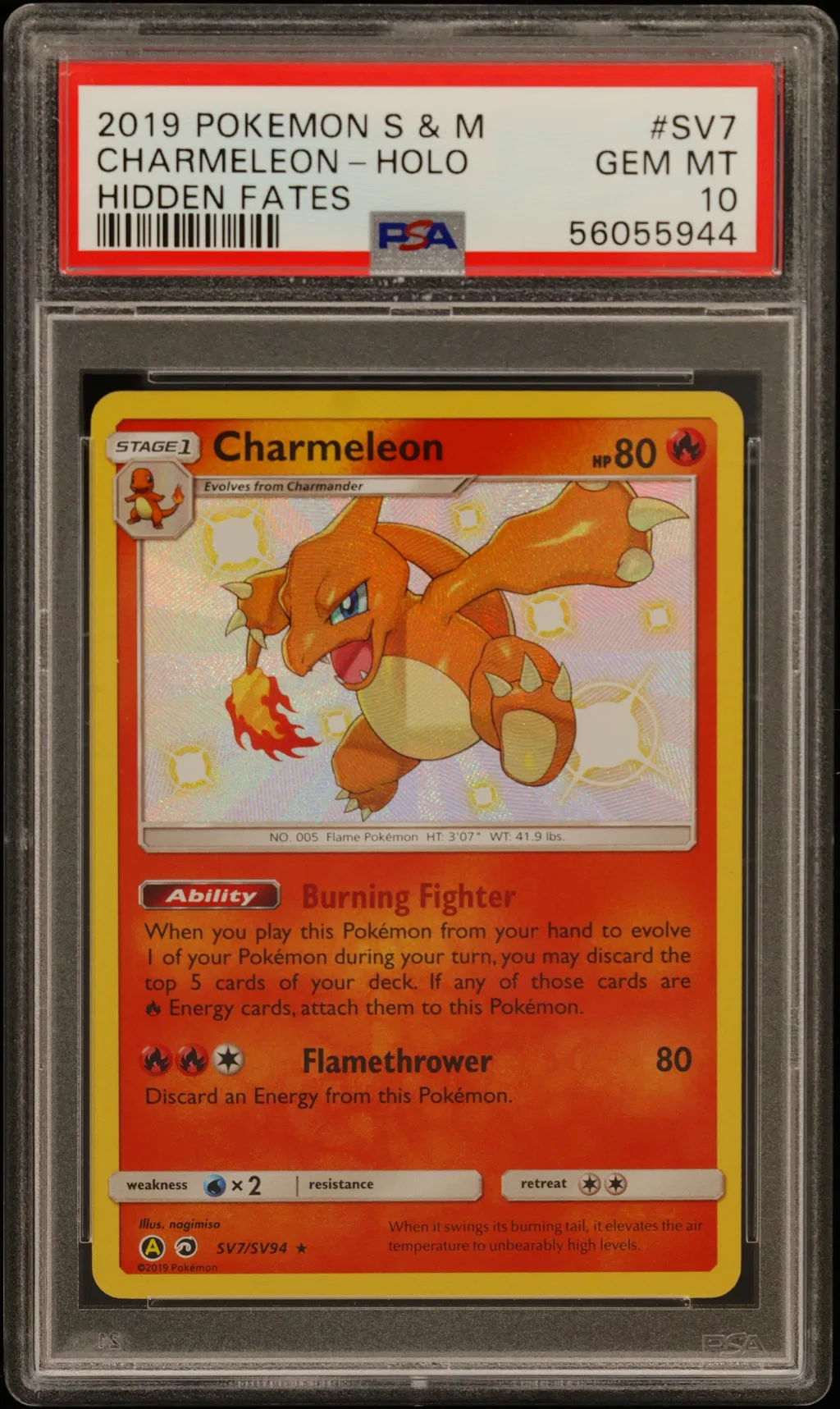 Charmeleon-Holo card artwork