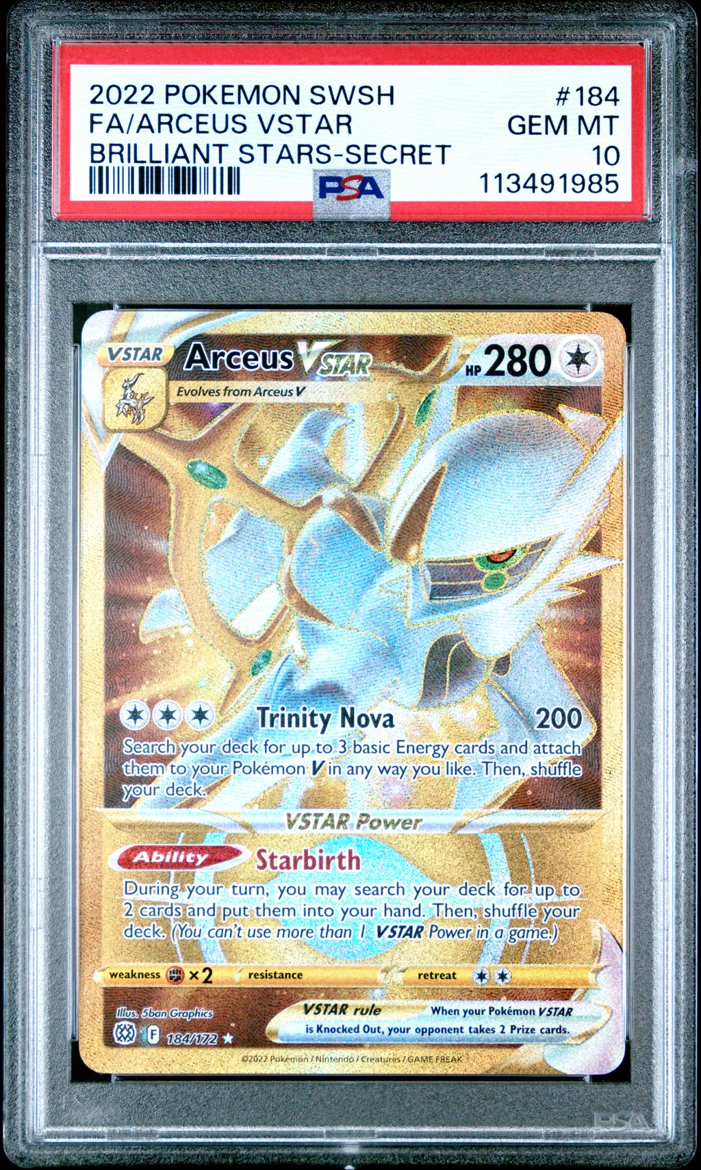 Full Art/Arceus Vstar card artwork