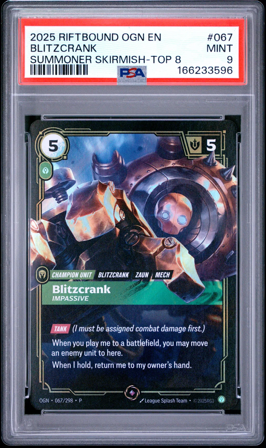 Blitzcrank - Impassive card artwork
