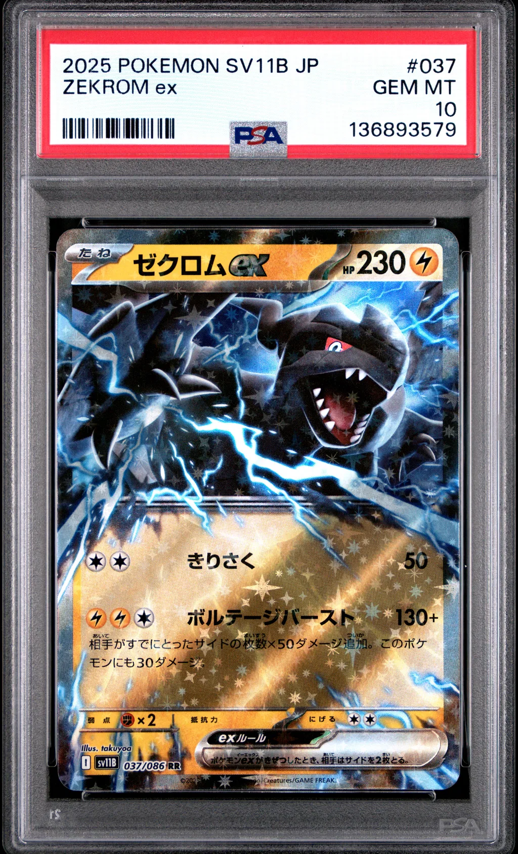 Zekrom EX card artwork