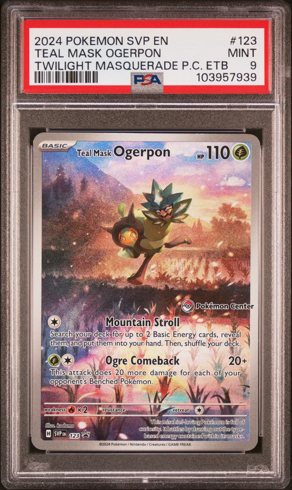 Teal Mask Ogerpon card artwork