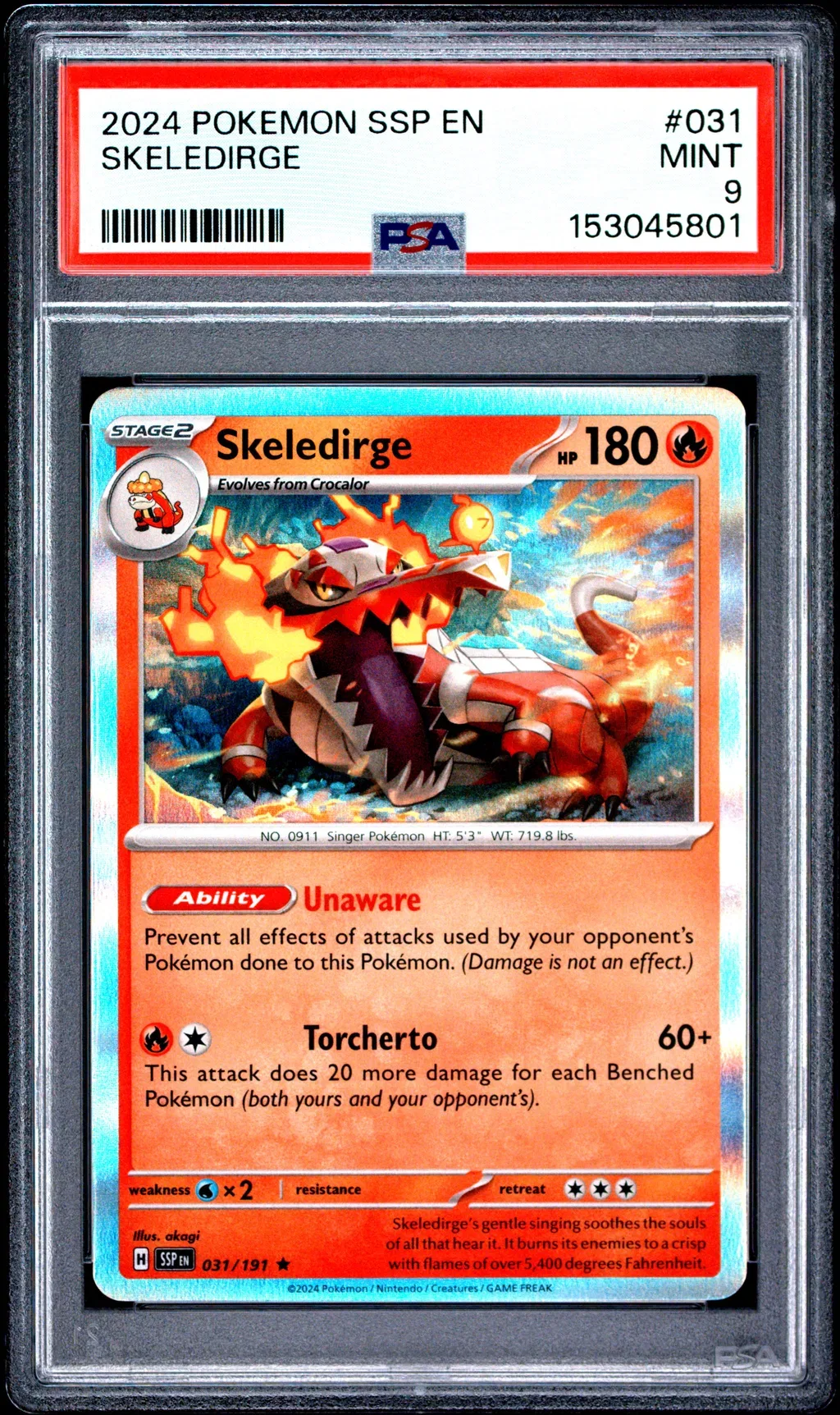 Skeledirge card artwork