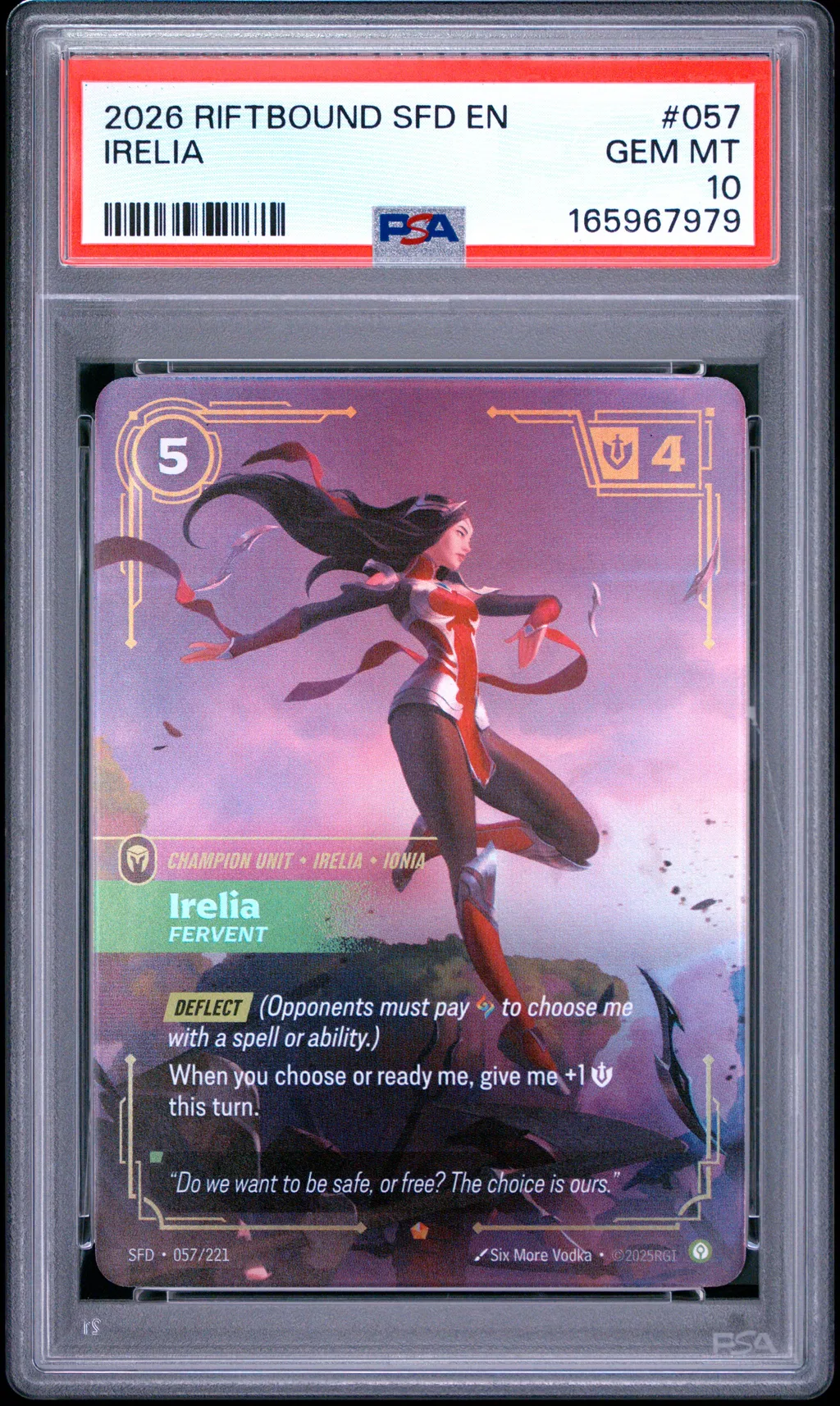 Irelia - Fervent card artwork