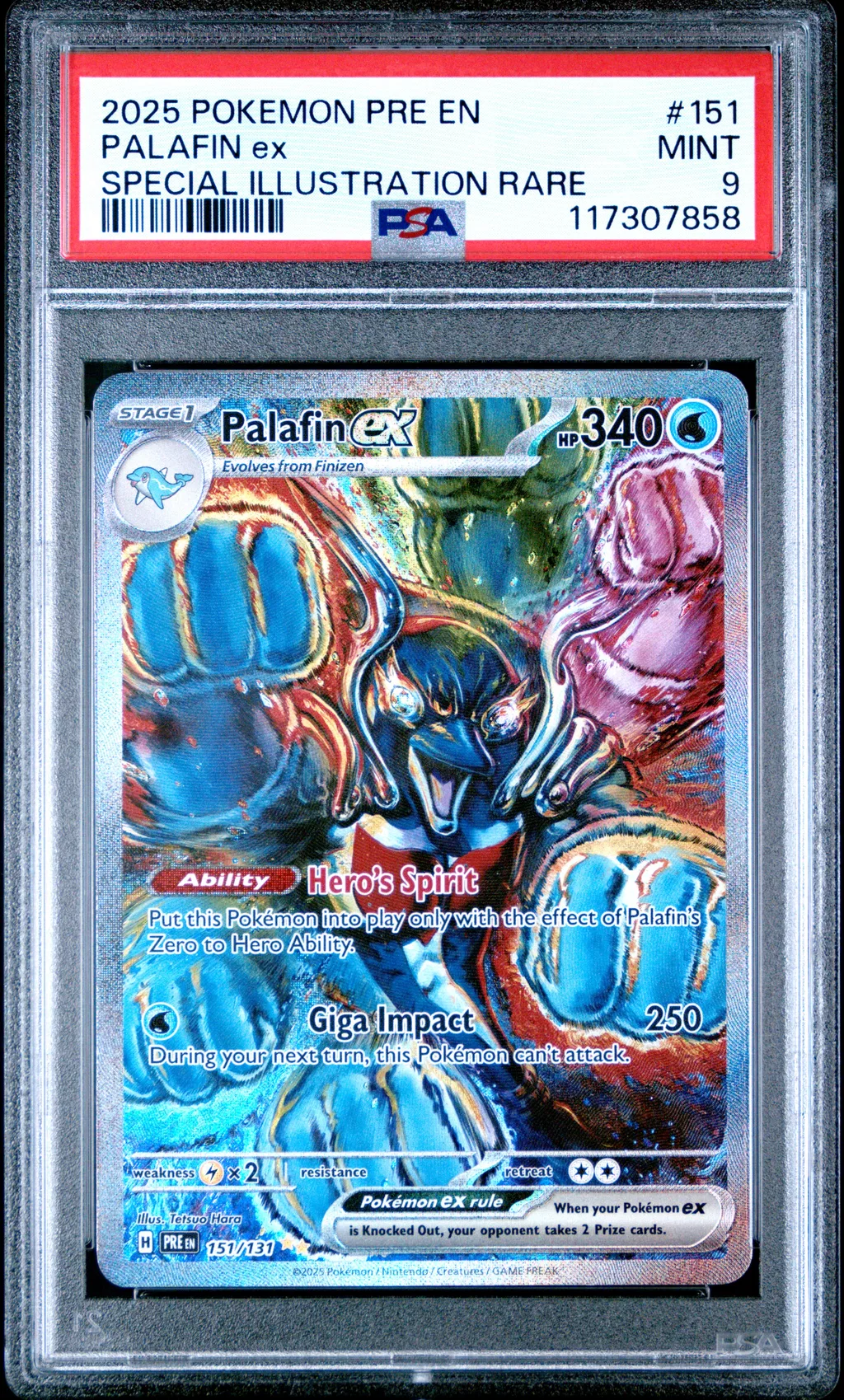 Palafin EX card artwork