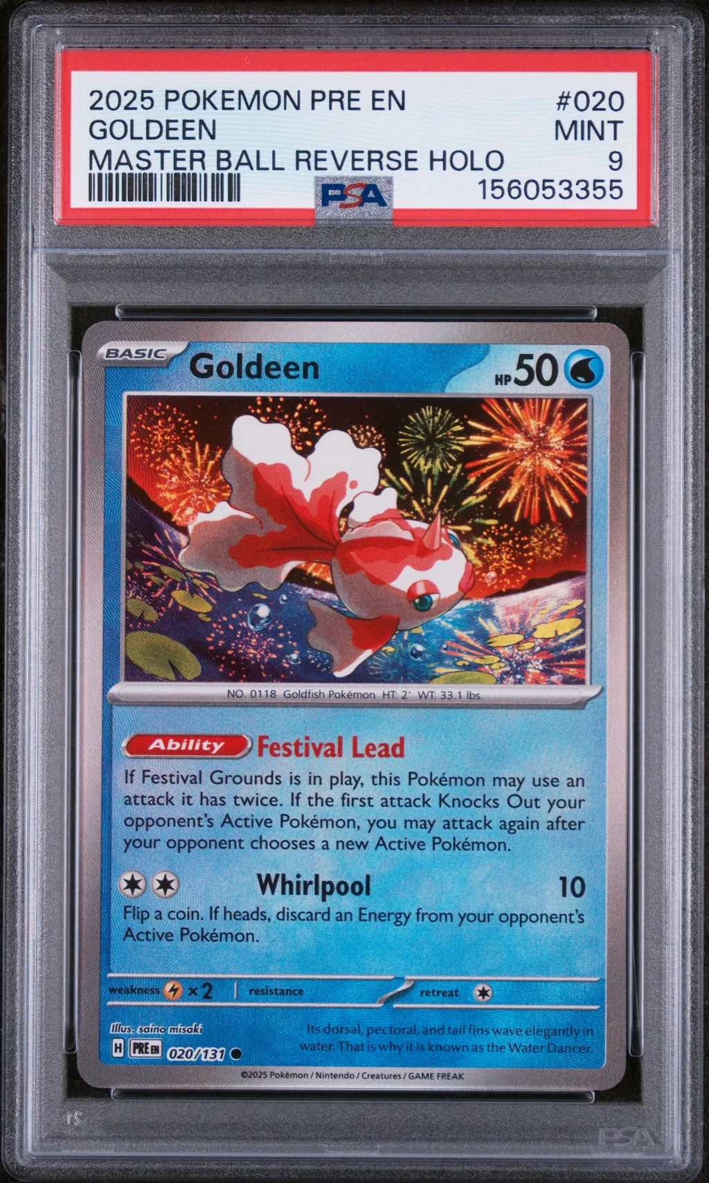 Goldeen card artwork