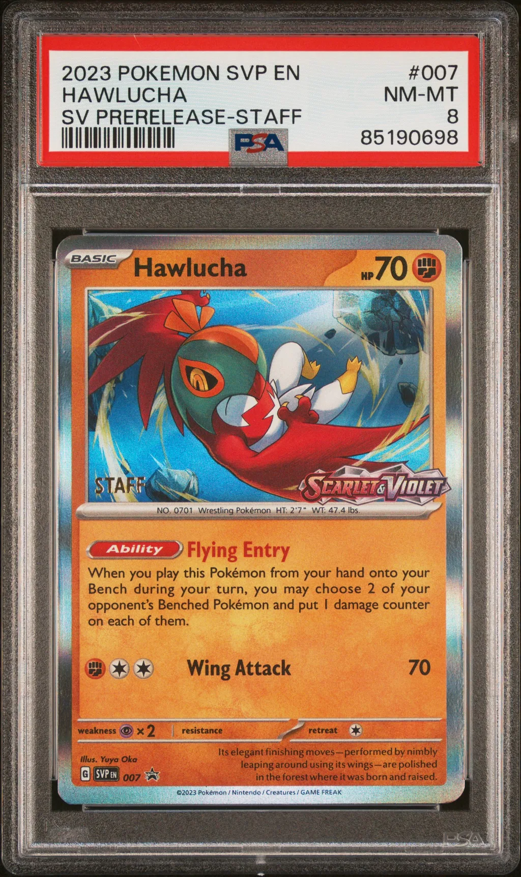 Hawlucha card artwork