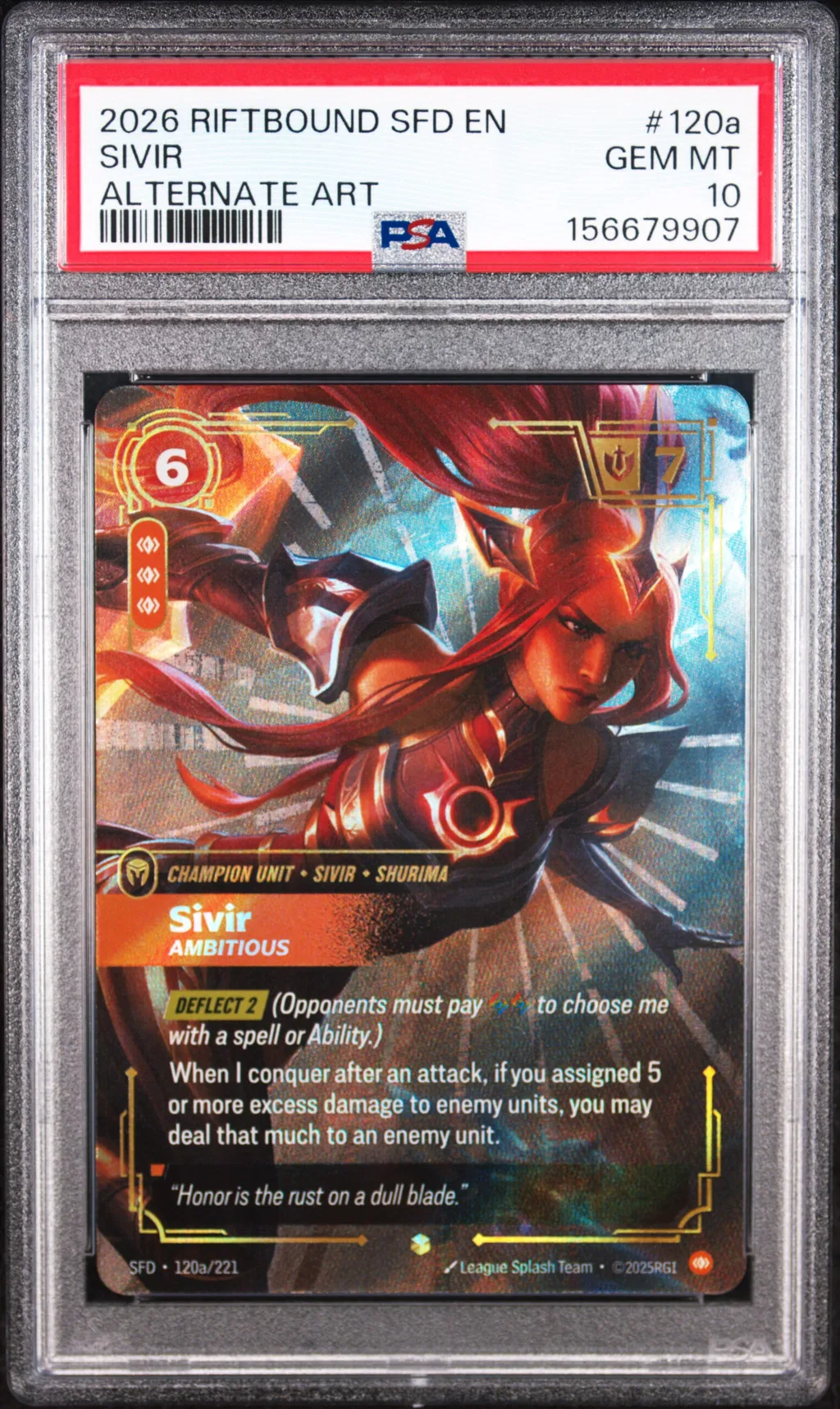 Sivir - Ambitious card artwork