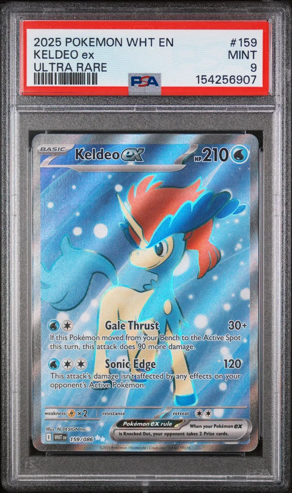 Keldeo ex card artwork