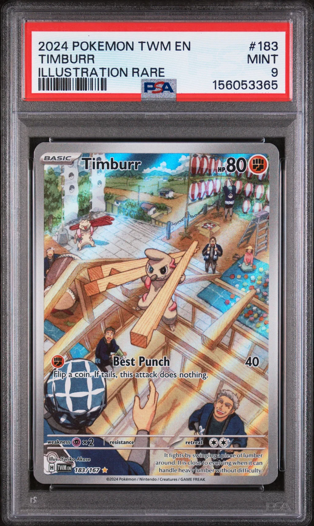 Timburr card artwork