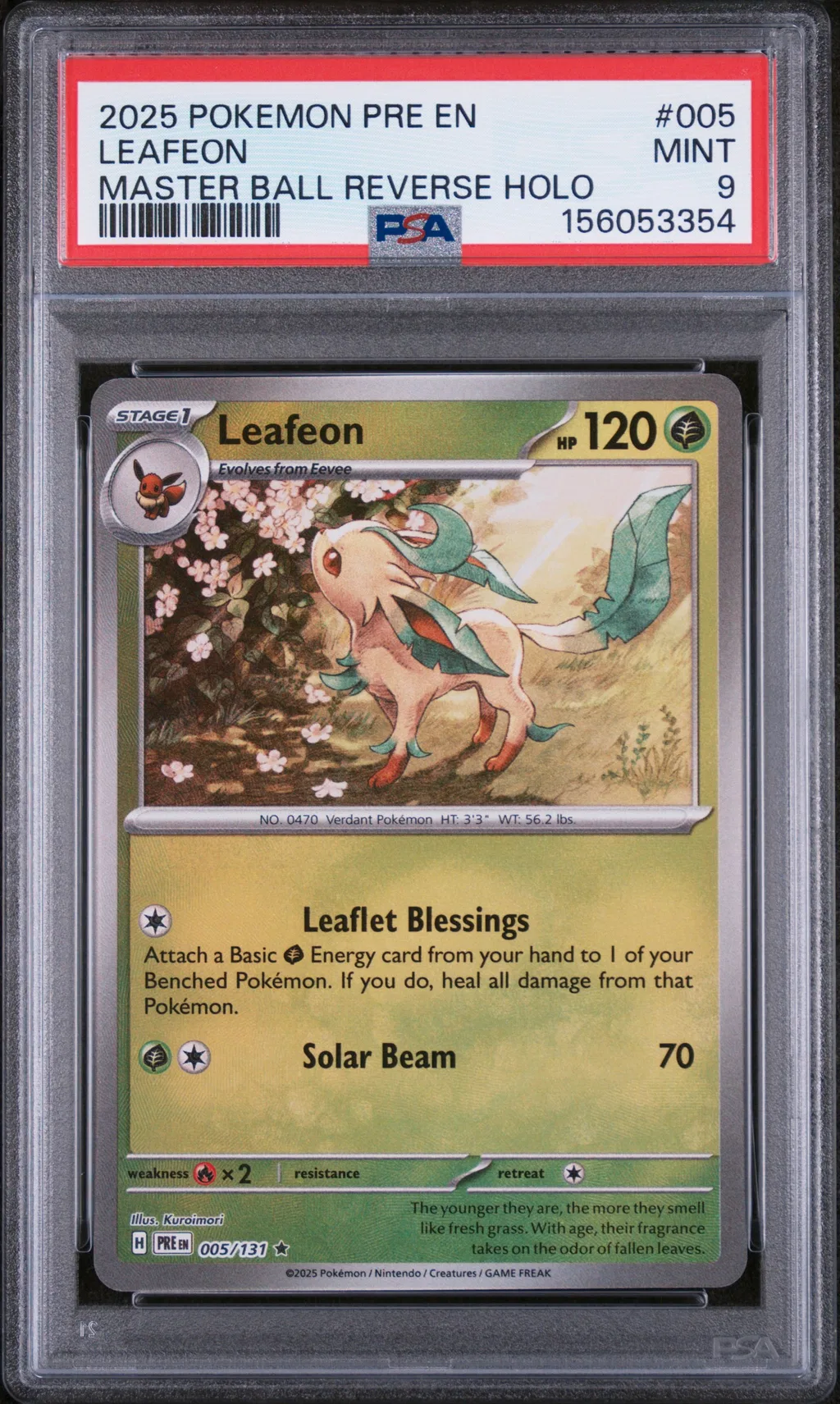 Leafeon card artwork
