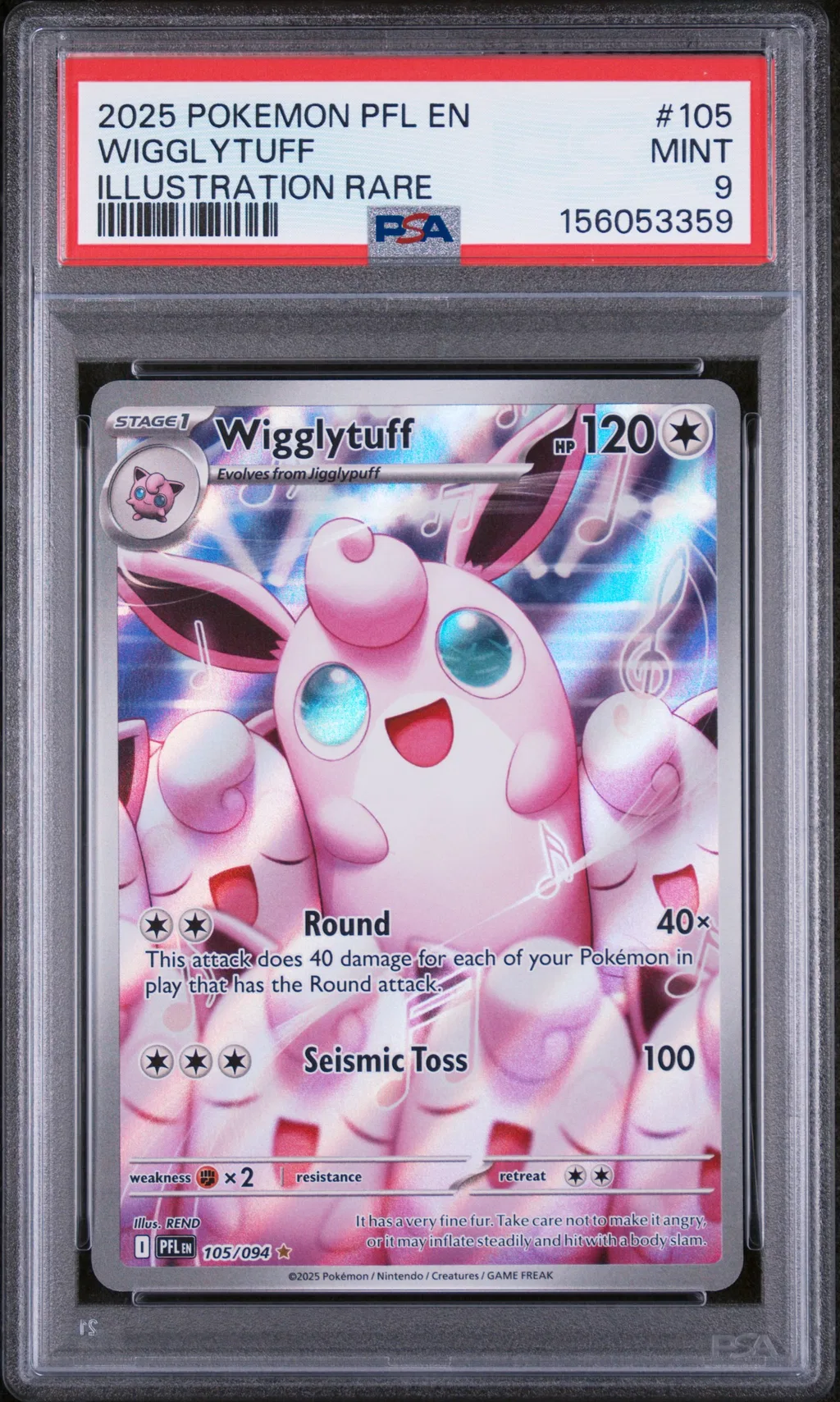 Wigglytuff card artwork