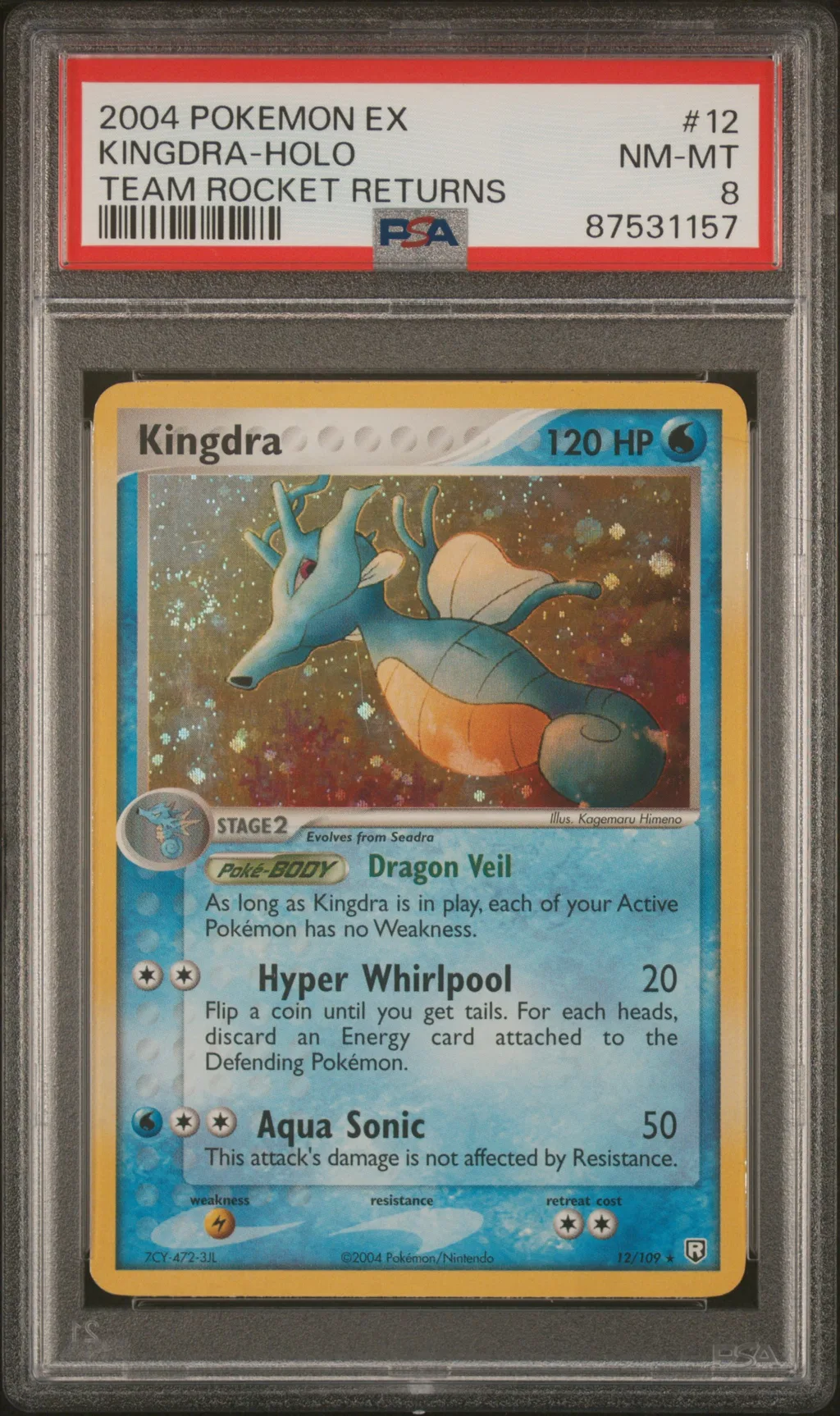 Kingdra-Holo card artwork
