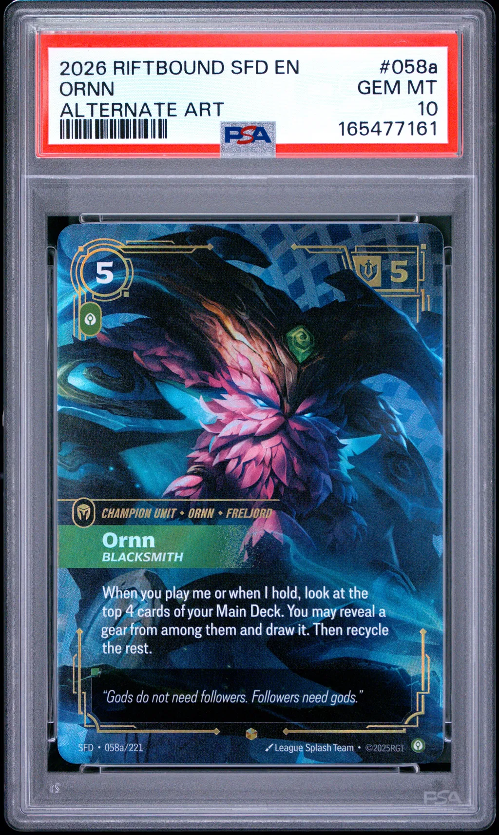 Ornn - Blacksmith card artwork