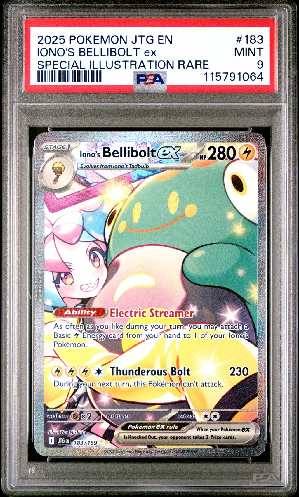Iono's Bellibolt EX card artwork