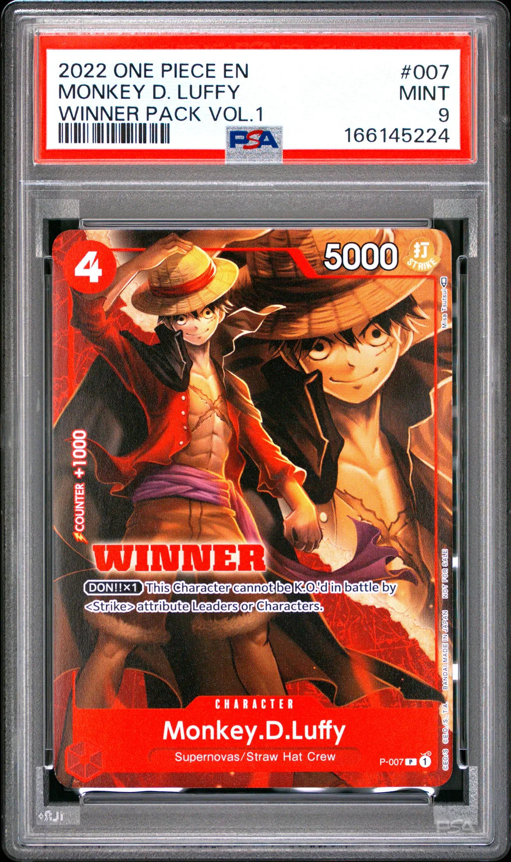 Monkey D. Luffy card artwork