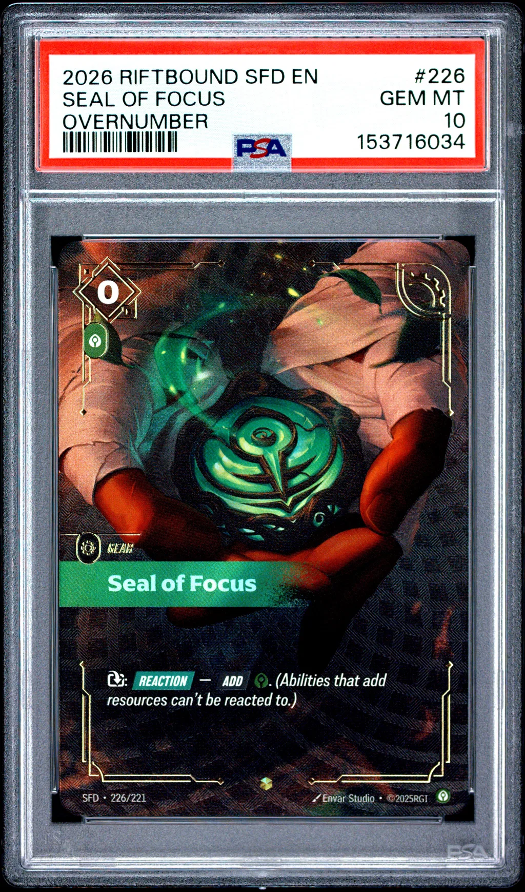 Seal of Focus card artwork