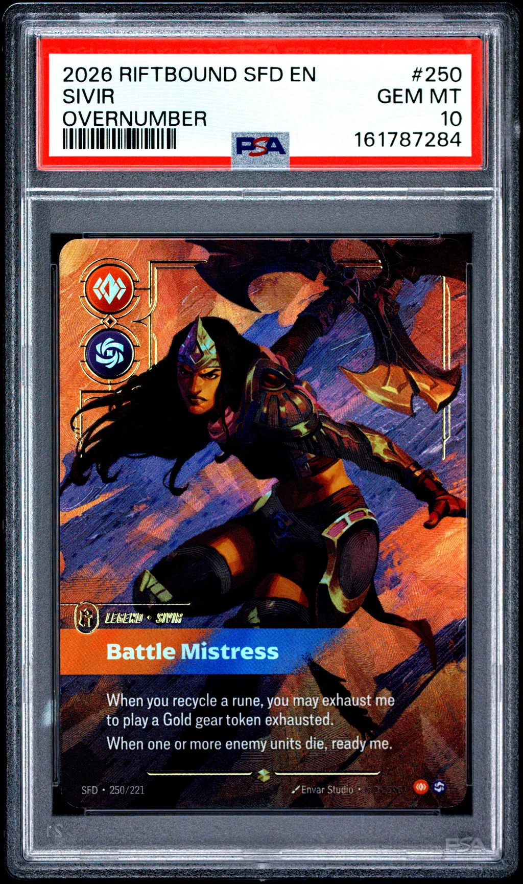 Sivir - Battle Mistress card artwork