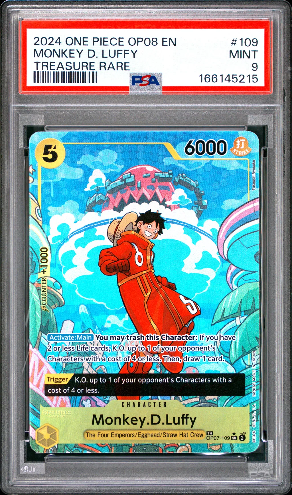Monkey D. Luffy card artwork