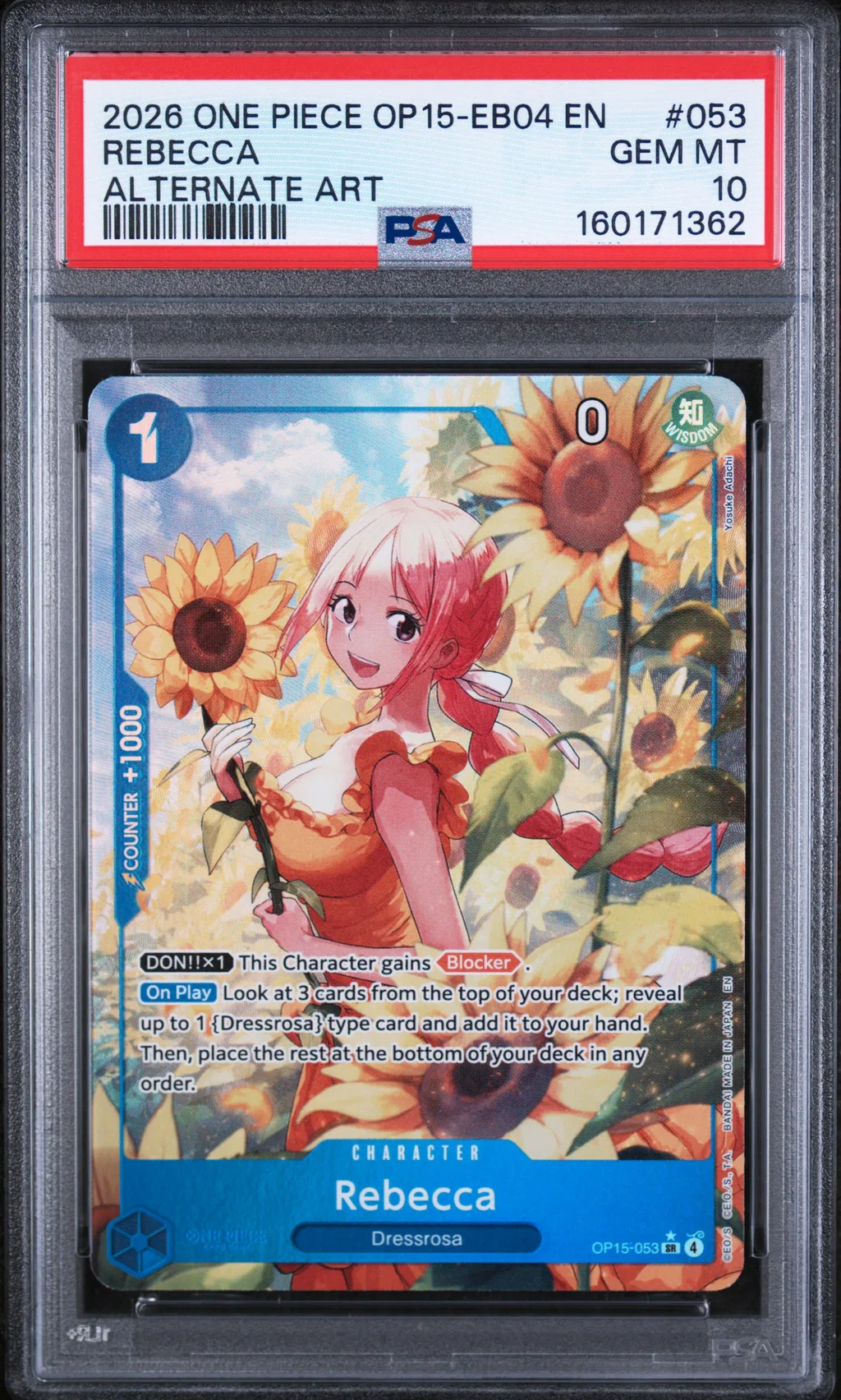 Rebecca card artwork