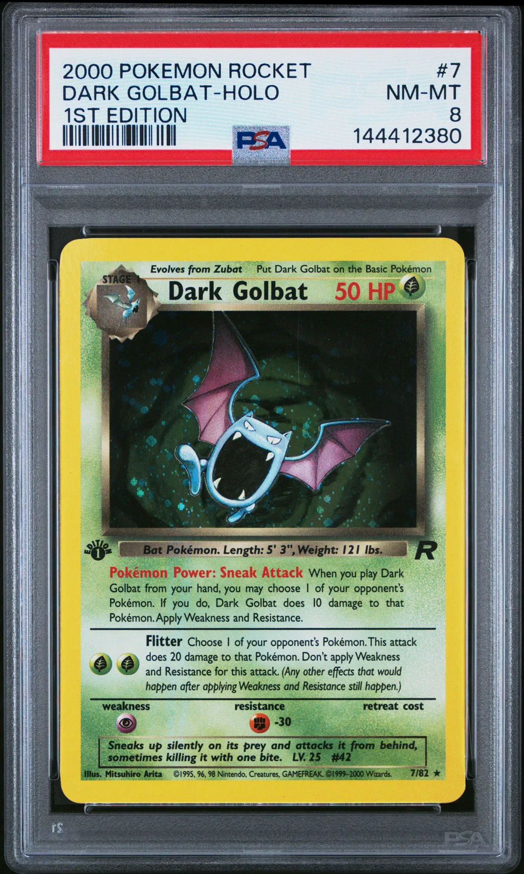 Dark Golbat-Holo card artwork
