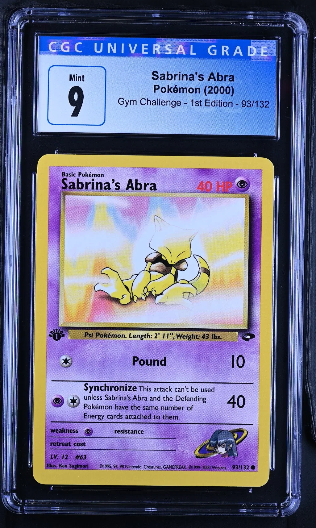 Sabrina's Abra card artwork