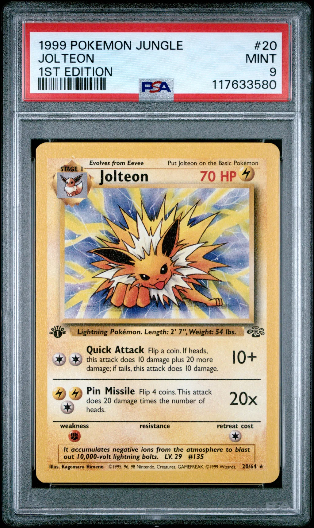 Jolteon card artwork
