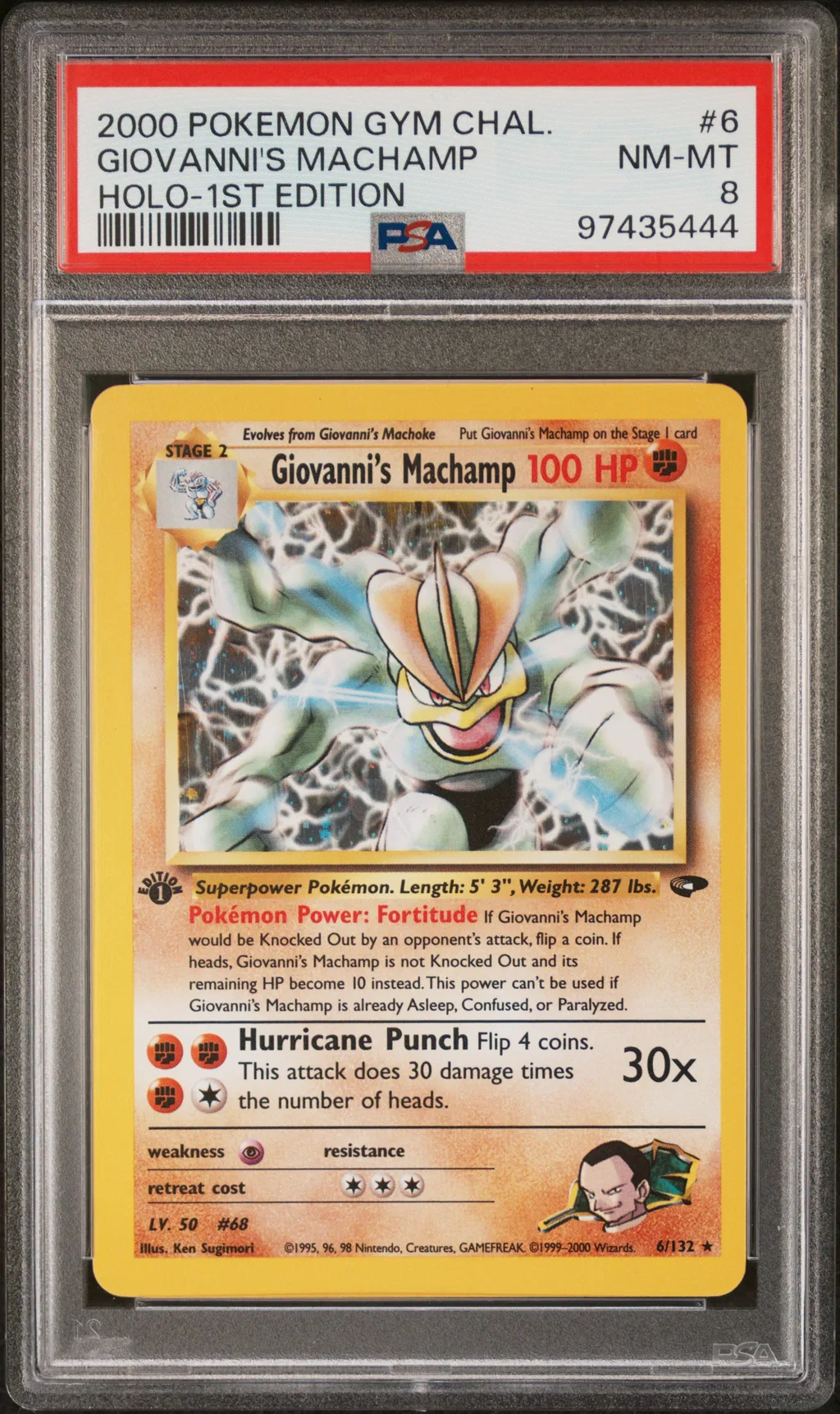 Giovanni's Machamp card artwork