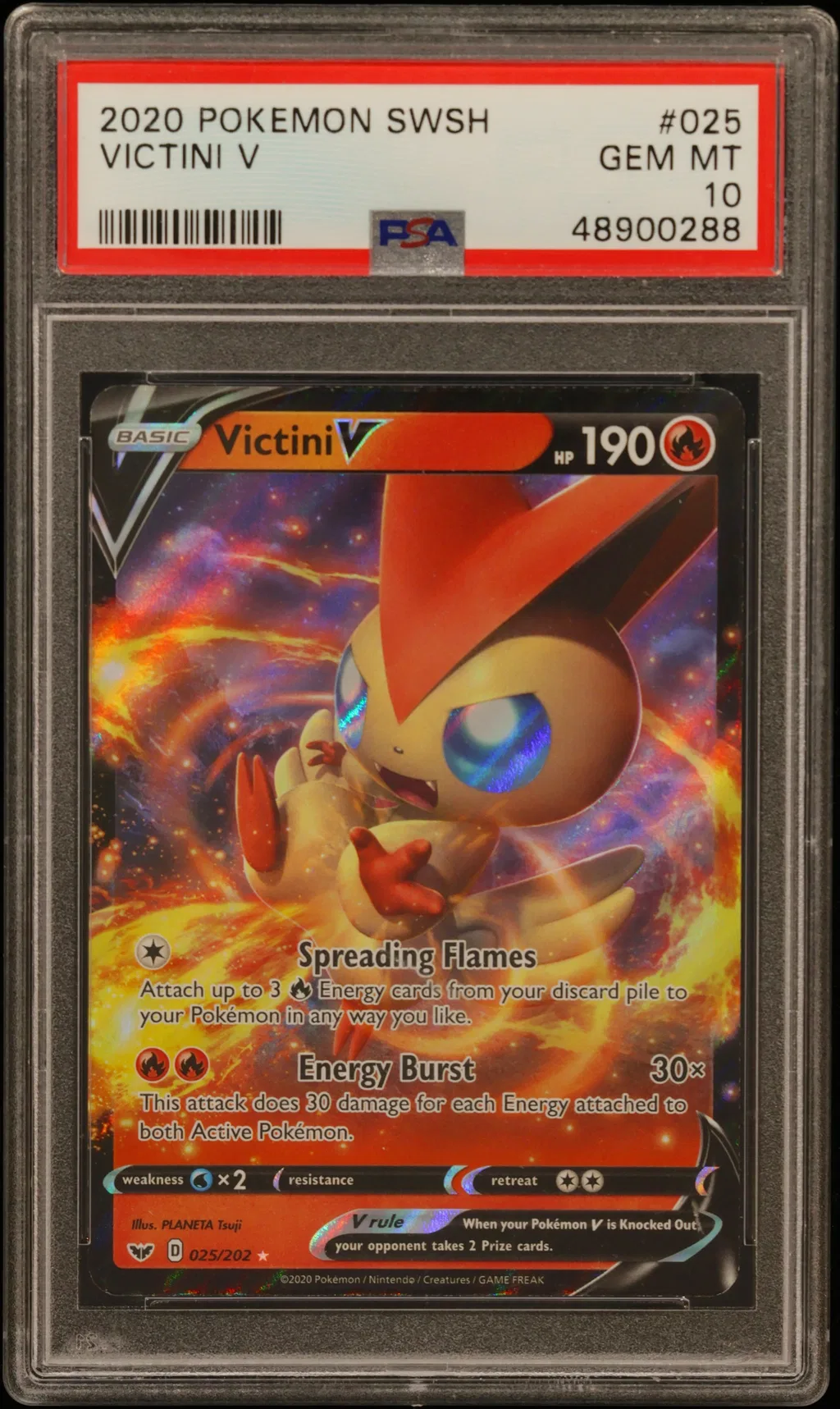 Victini V card artwork