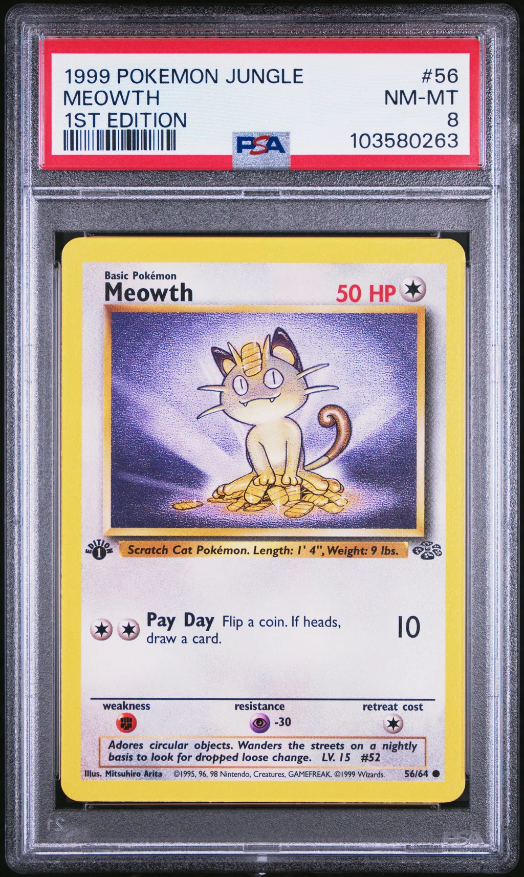 Meowth card artwork