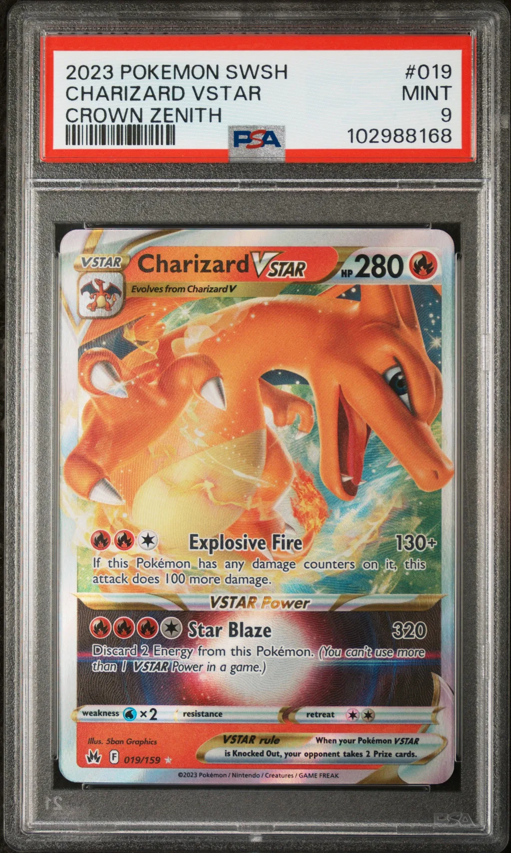 Charizard VSTAR card artwork