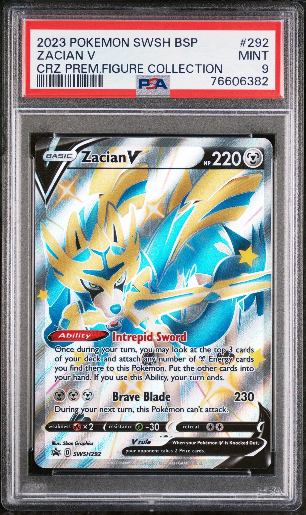 Zacian V card artwork
