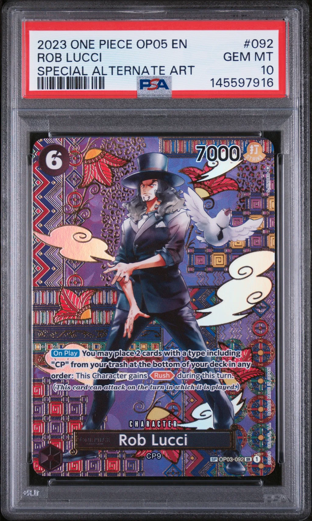 Rob Lucci card artwork