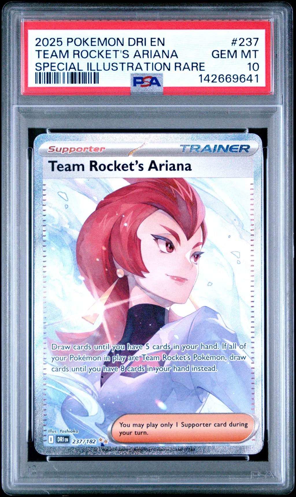 Team Rocket's Ariana card artwork