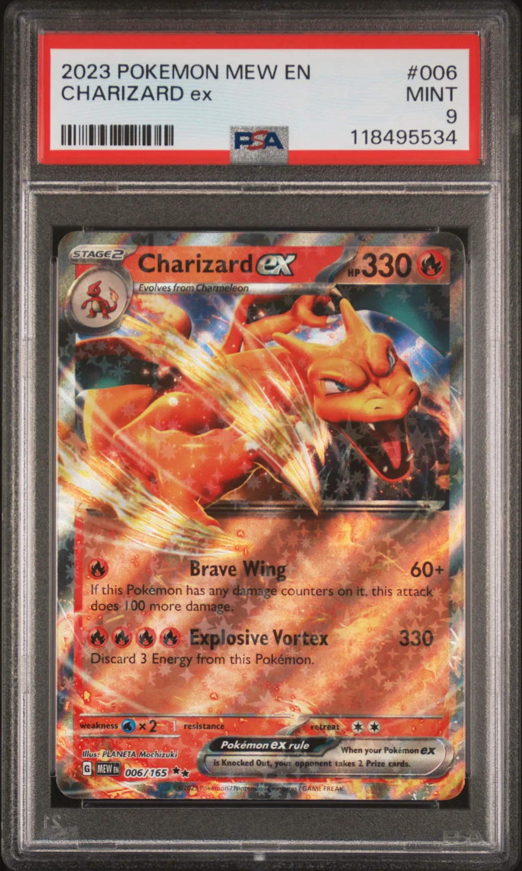 Charizard EX card artwork