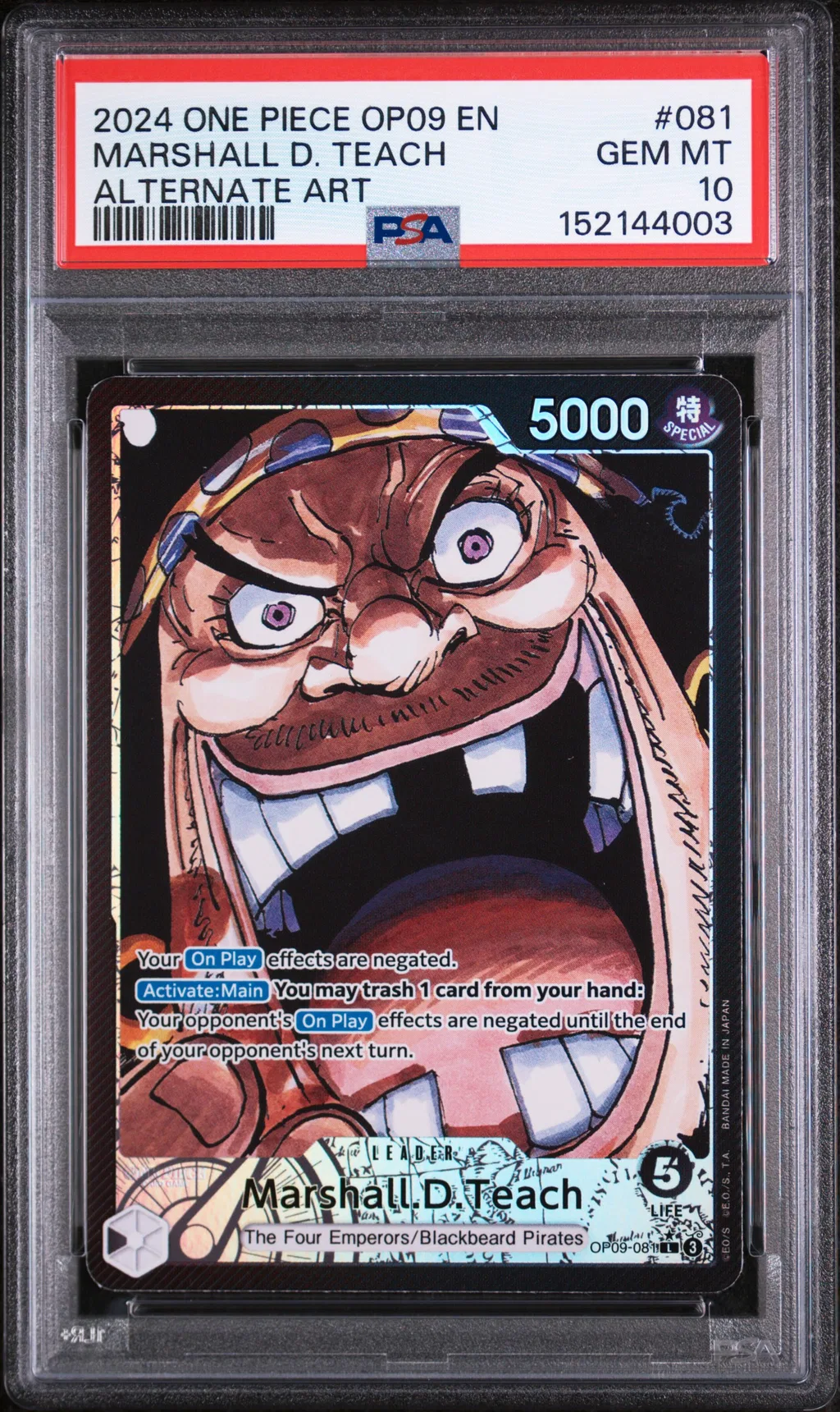 Marshall D. Teach card artwork