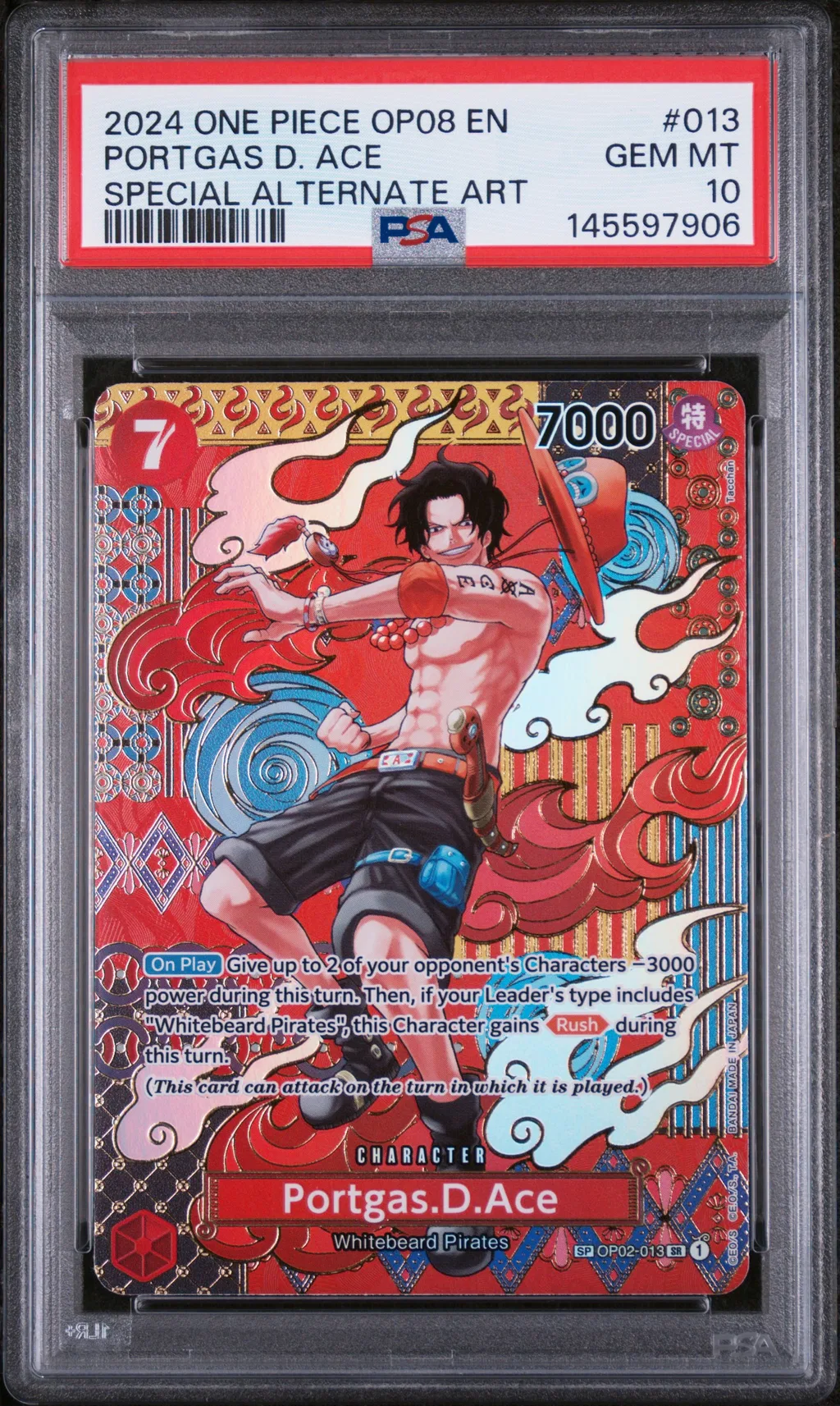 Portgas D. Ace card artwork