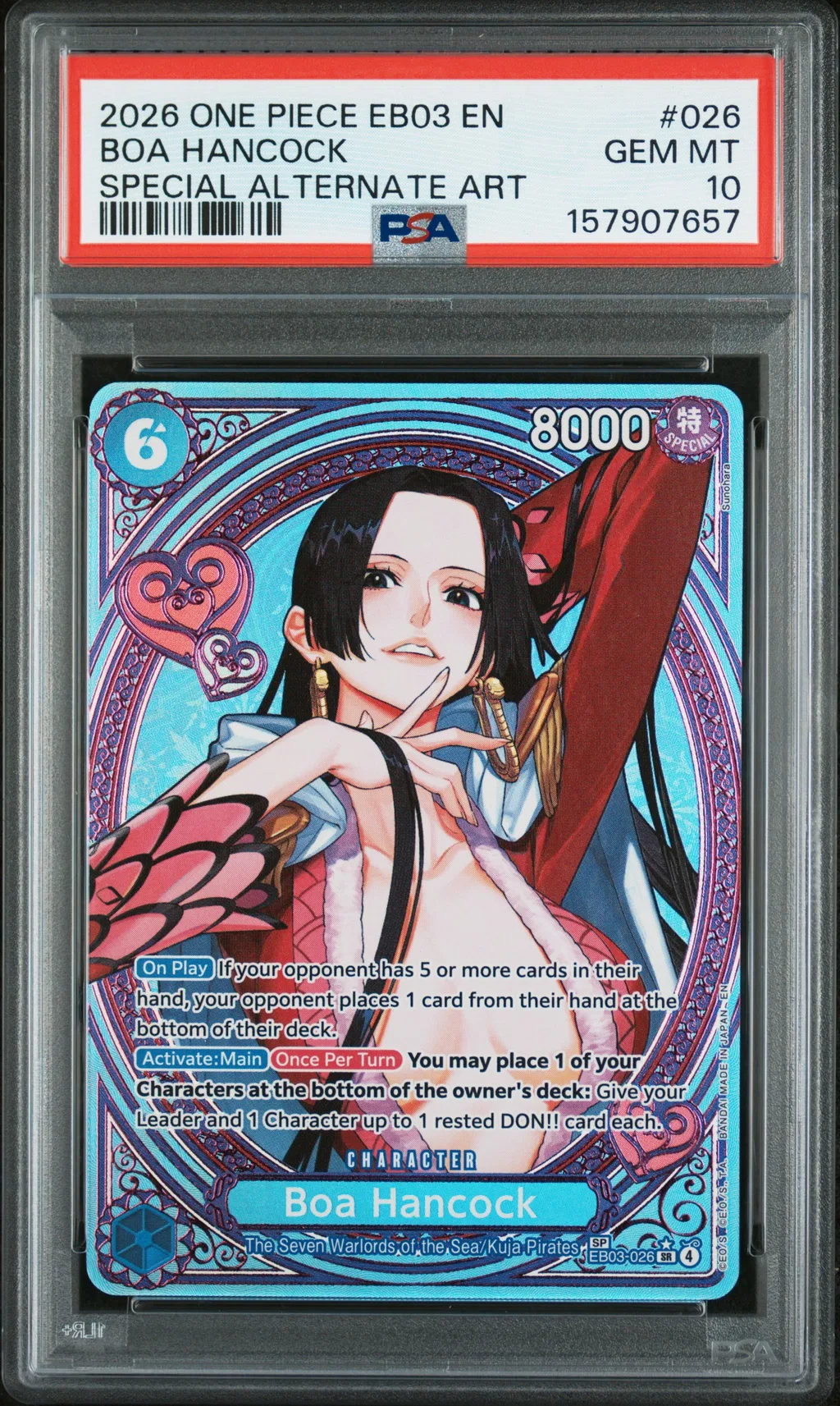 Boa Hancock card artwork