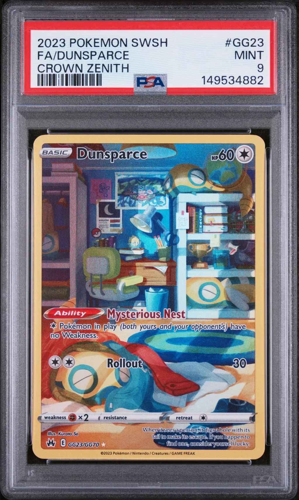 Full Art/Dunsparce card artwork