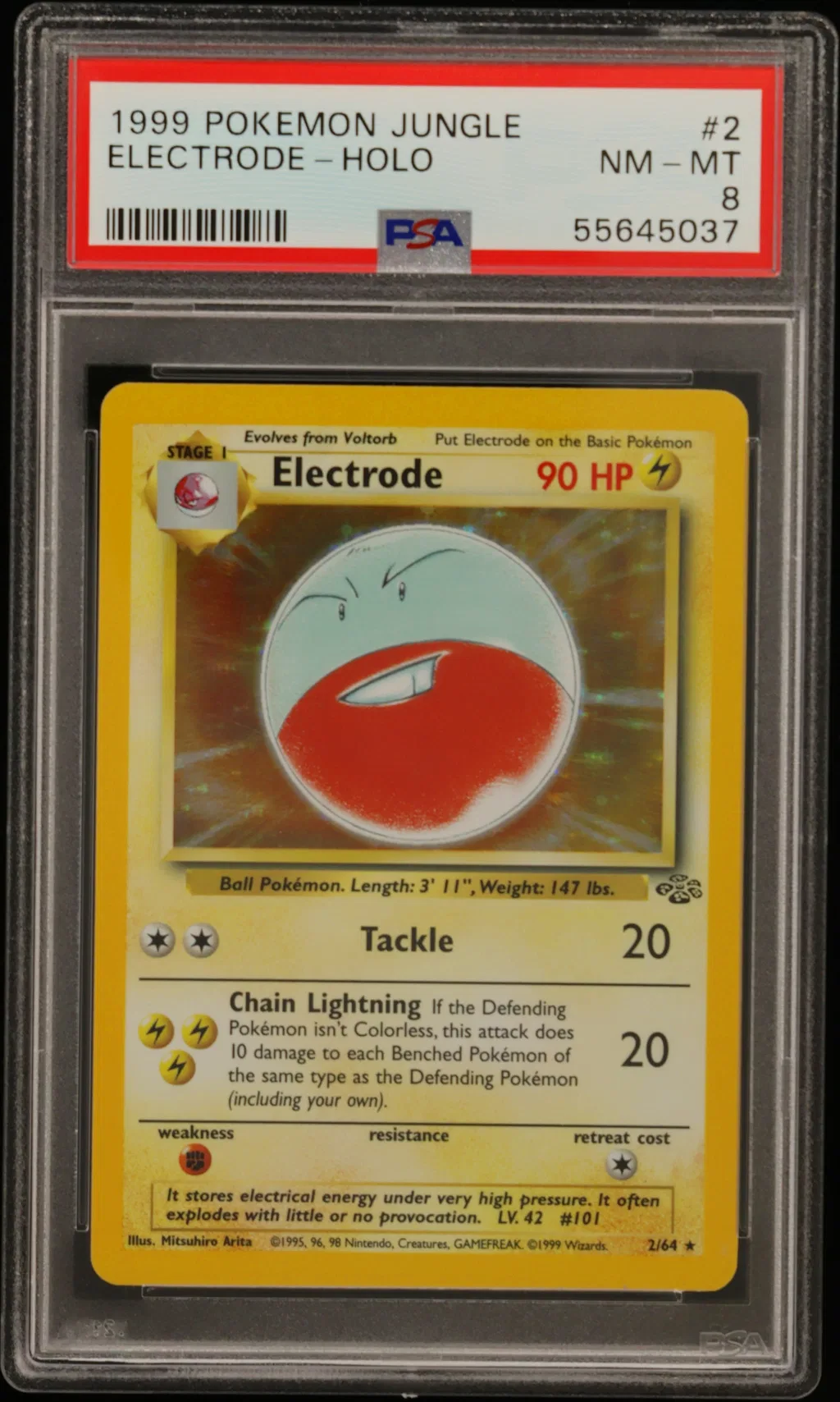 Electrode-Holo card artwork
