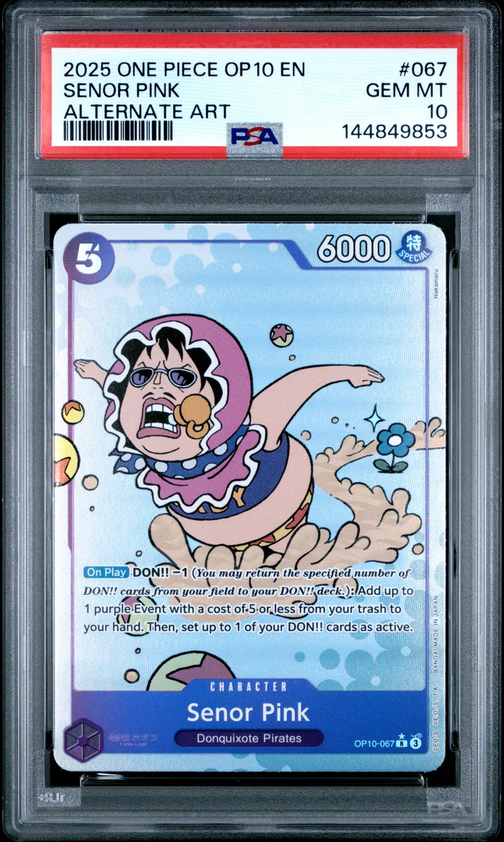 Senor Pink card artwork