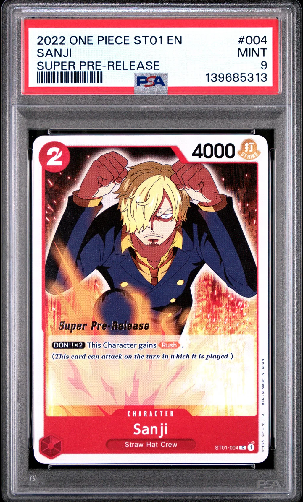 Sanji card artwork