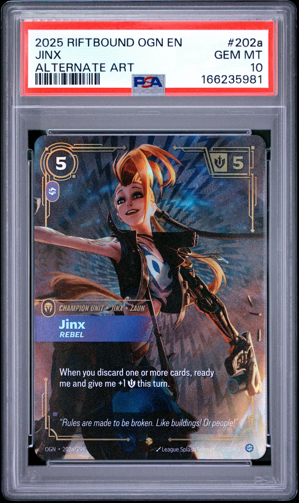 Jinx - Rebel card artwork