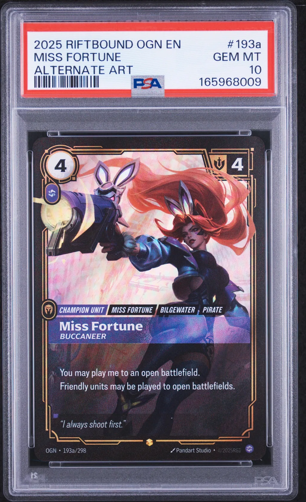Miss Fortune - Buccaneer card artwork